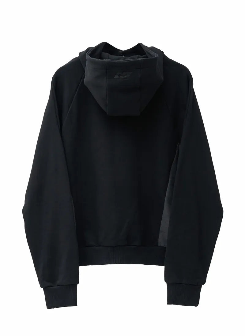 EQUALNEAR - Rift Zip Pocket Hoodie - Black