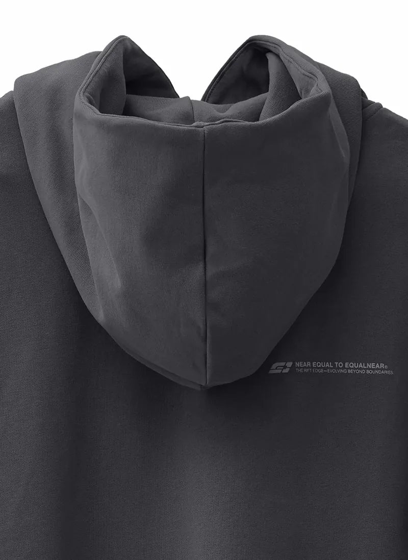 EQUALNEAR - Rift Logo Hoodie - Gray