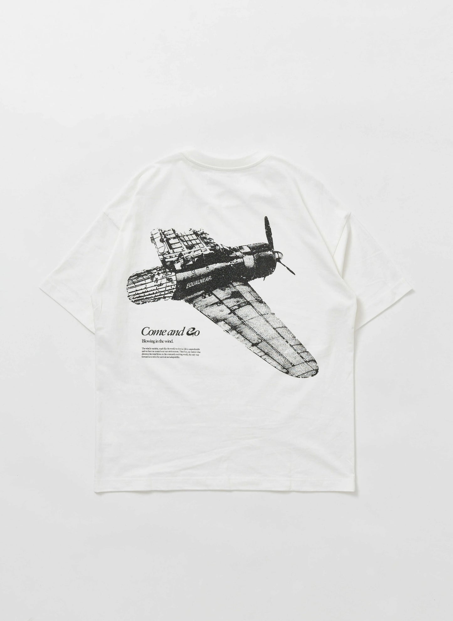 EQUALNEAR - Aircraft Tee - White