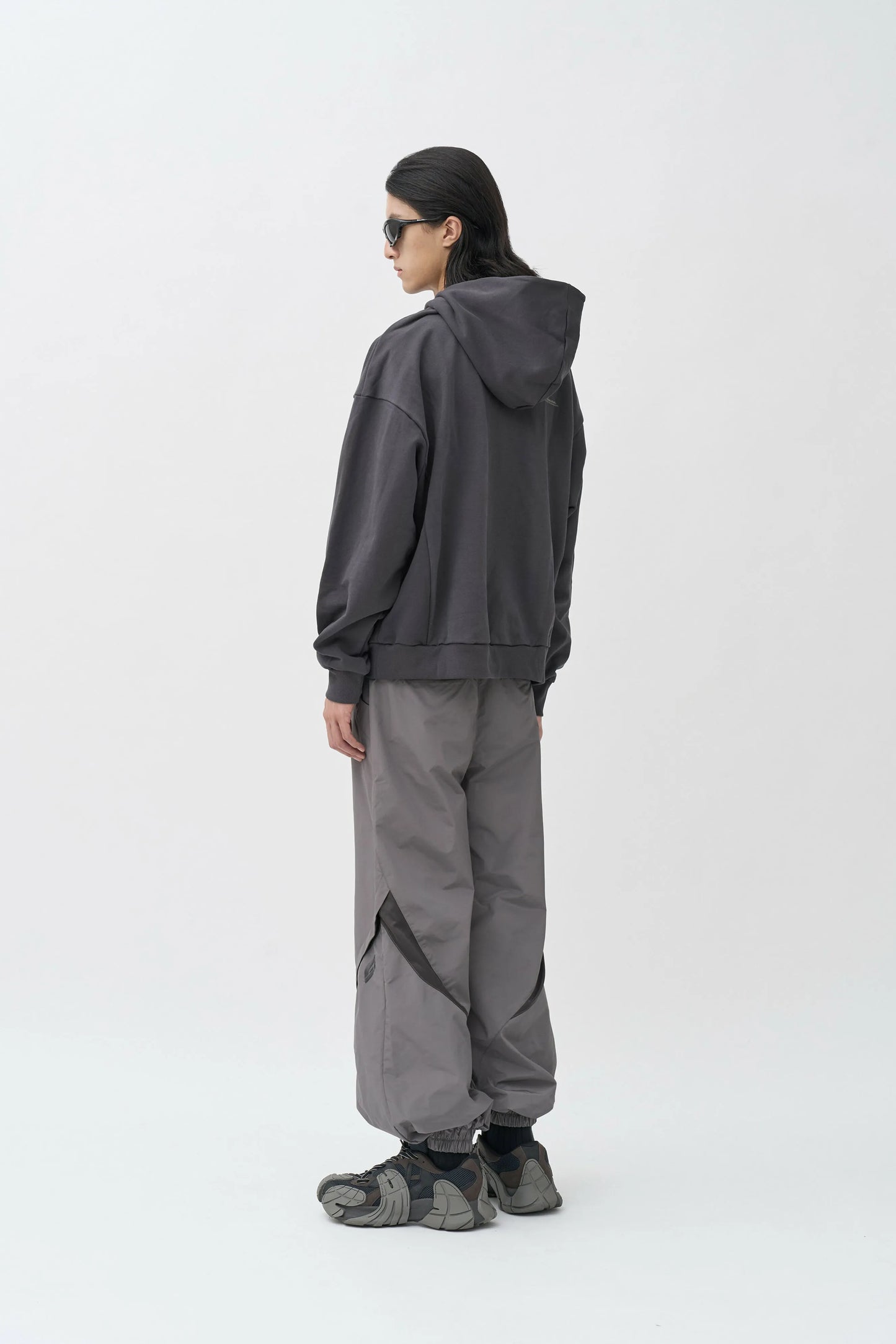 EQUALNEAR - Rift Logo Hoodie - Gray