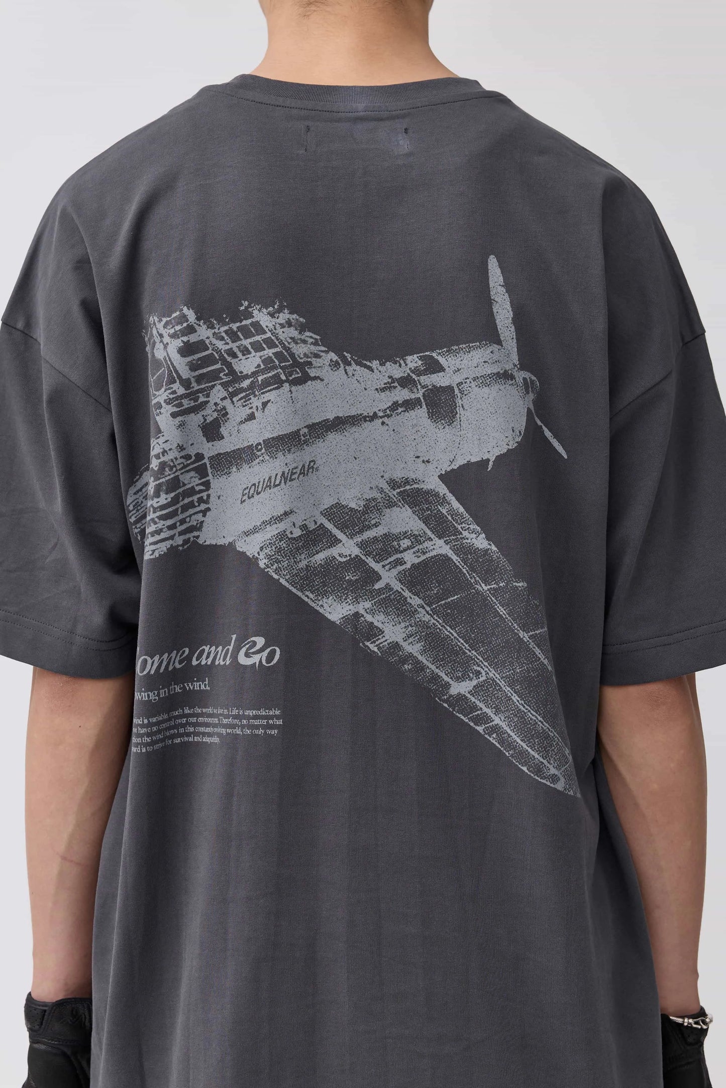 EQUALNEAR - Aircraft Tee - Gray