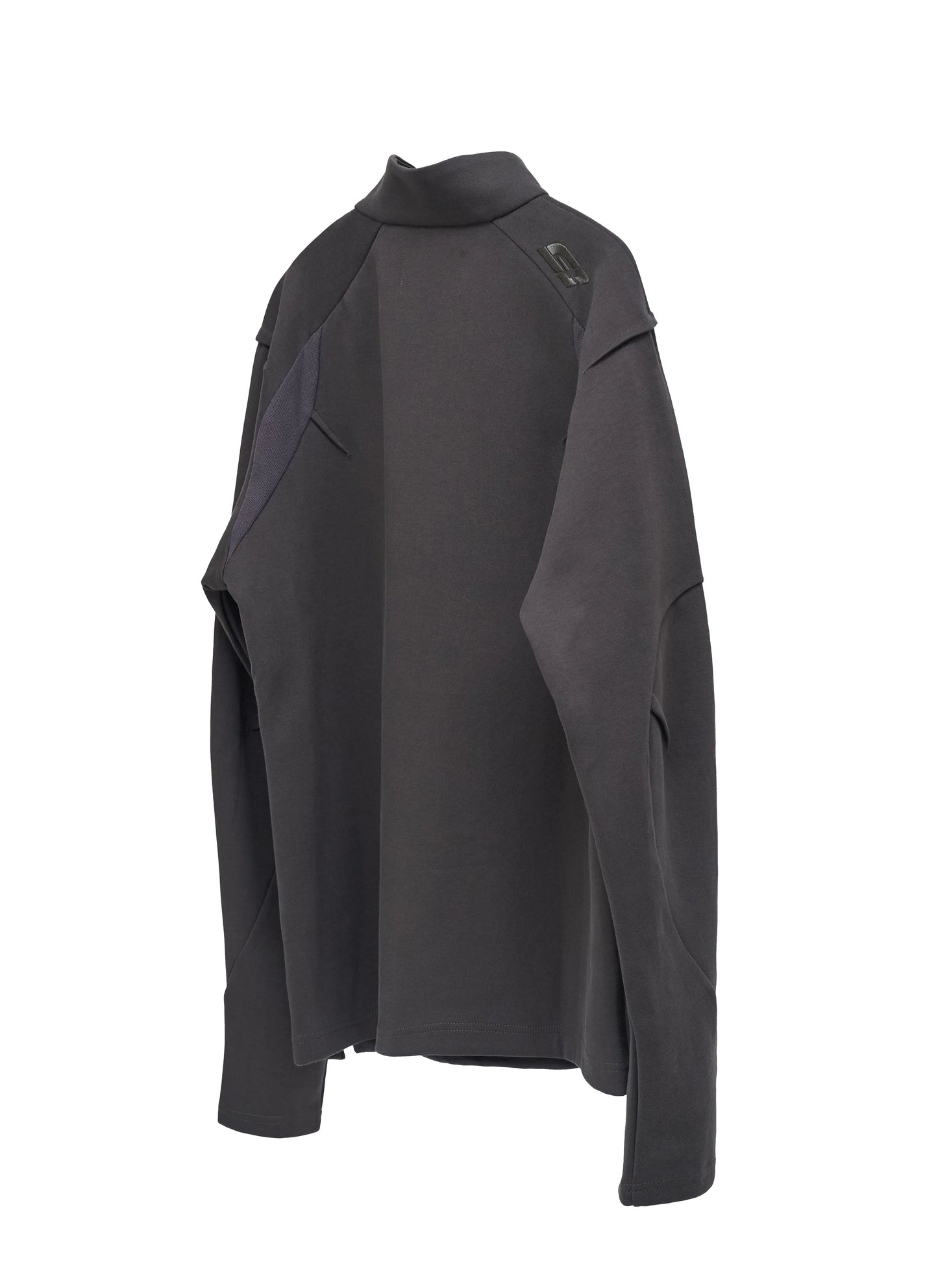 EQUALNEAR - Rift Zip T-neck - Gray