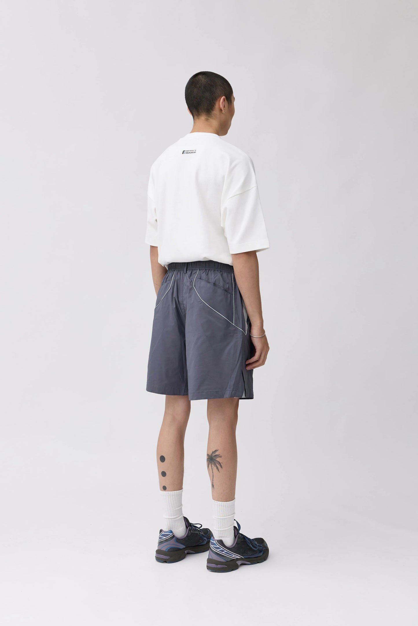 EQUALNEAR - C&G Logo Sport Shorts - Gray