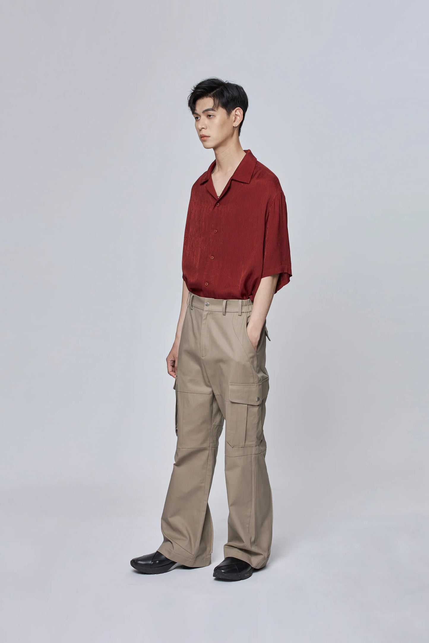 EQUALNEAR - E's Flow Cargo Pants - Khaki