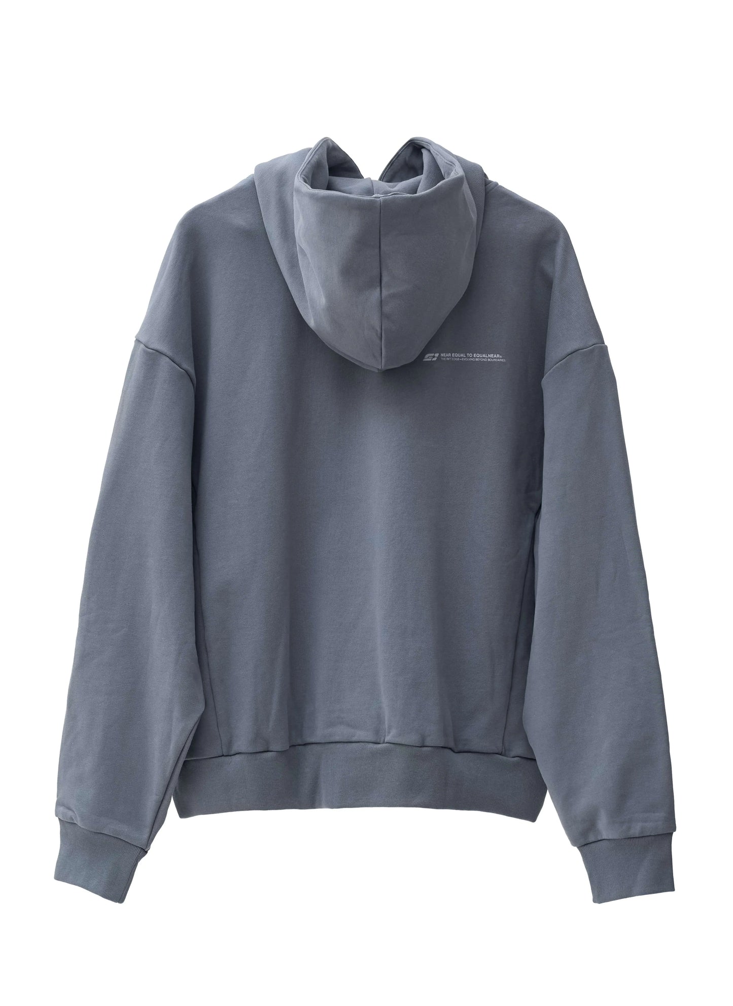 EQUALNEAR - Rift Logo Hoodie - Gray Blue