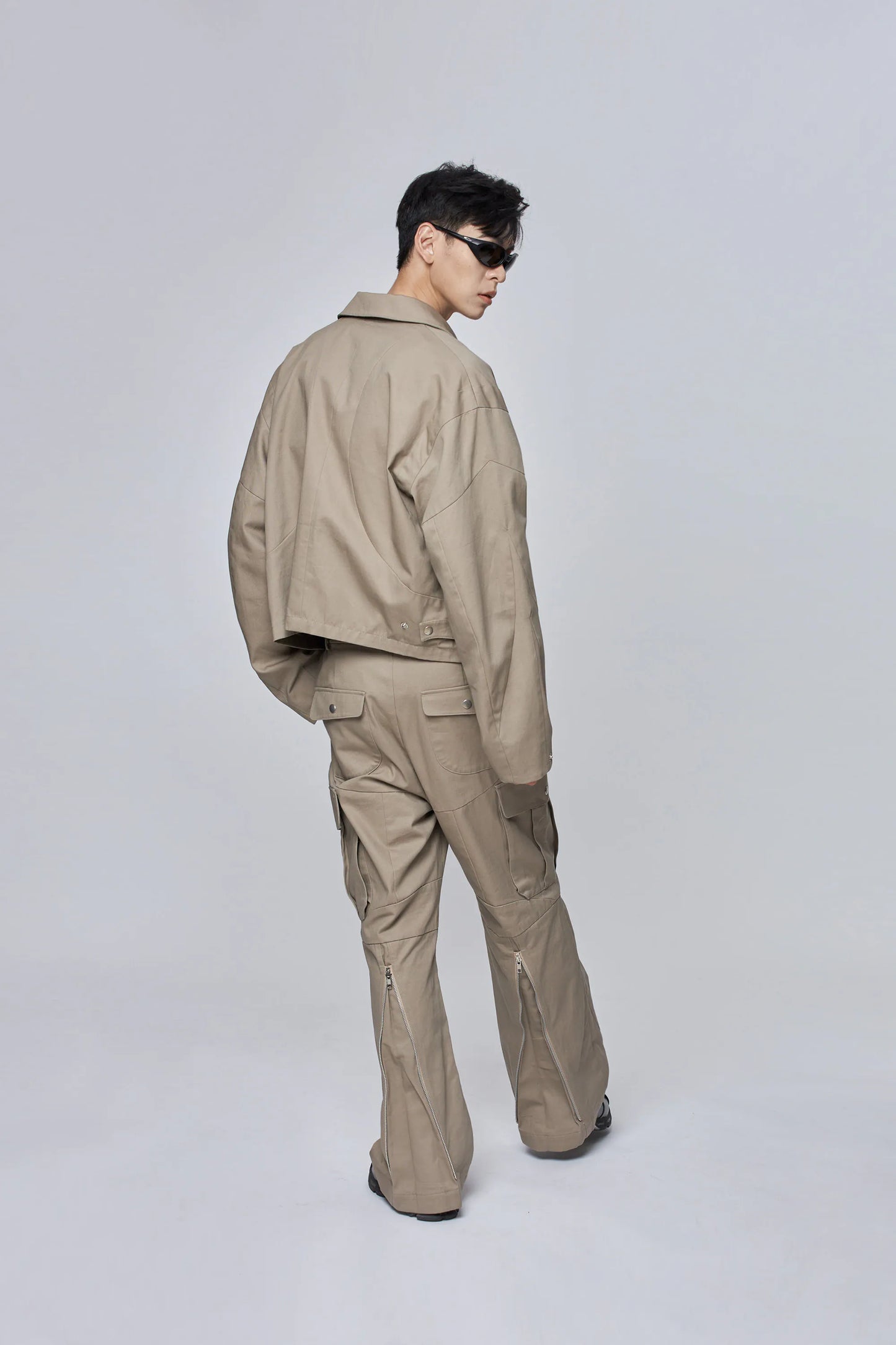 EQUALNEAR - E's Flow Cargo Pants - Khaki