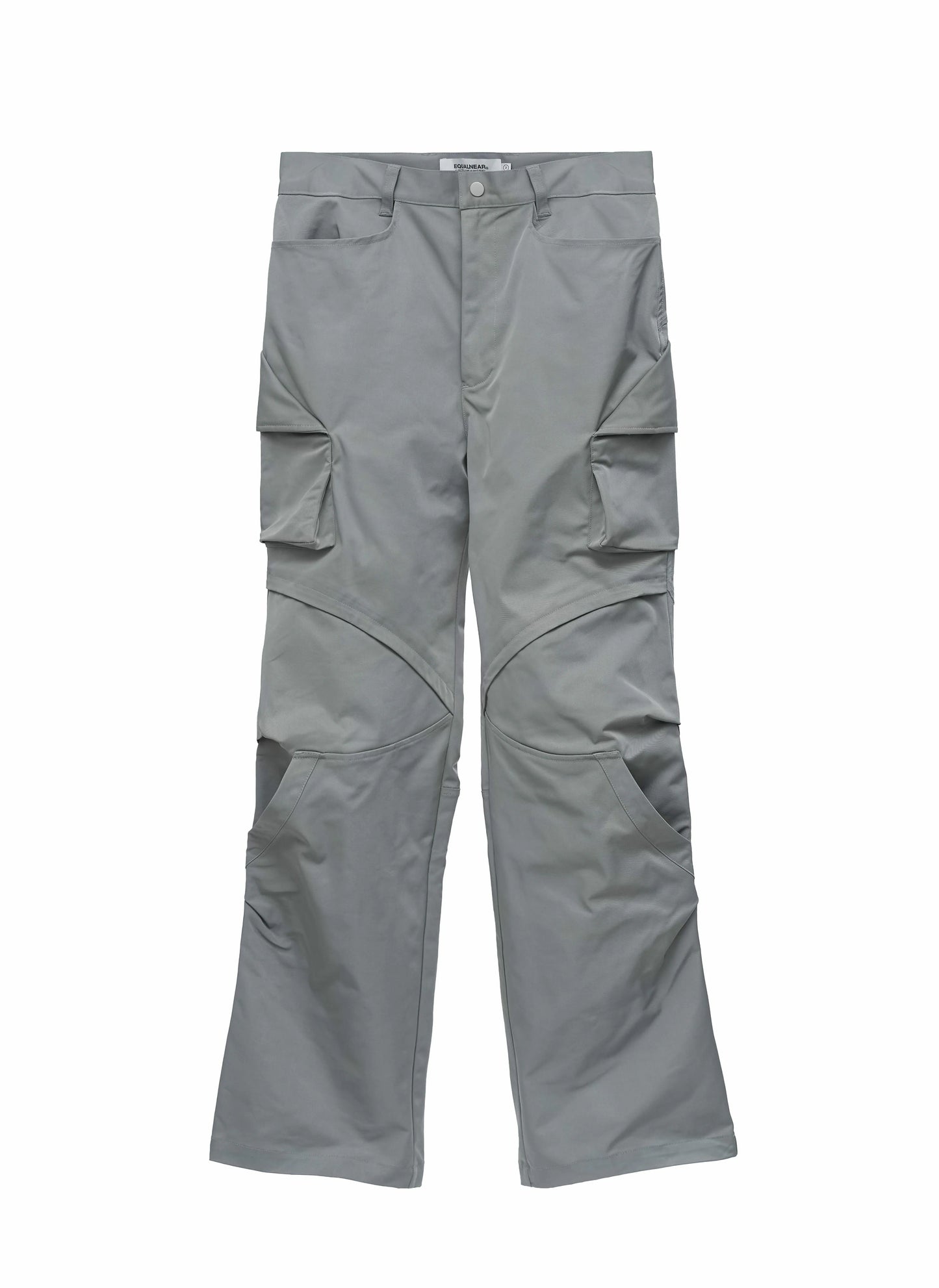 EQUALNEAR - Rift Zip Cargo Pants - Gray Green
