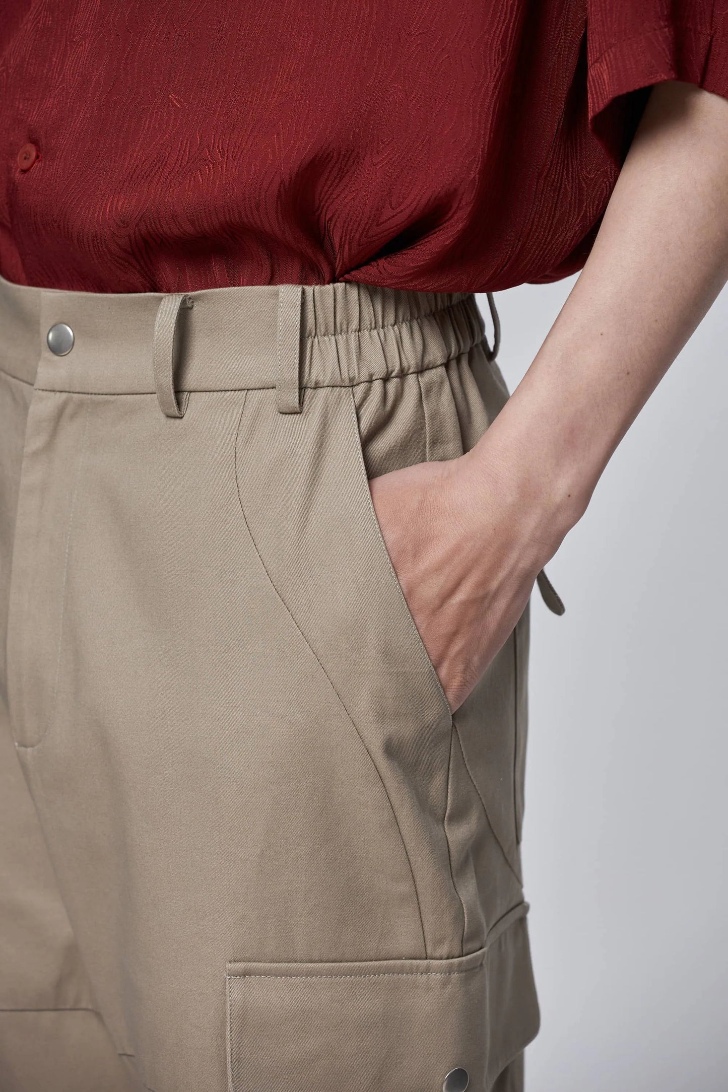 EQUALNEAR - E's Flow Cargo Pants - Khaki