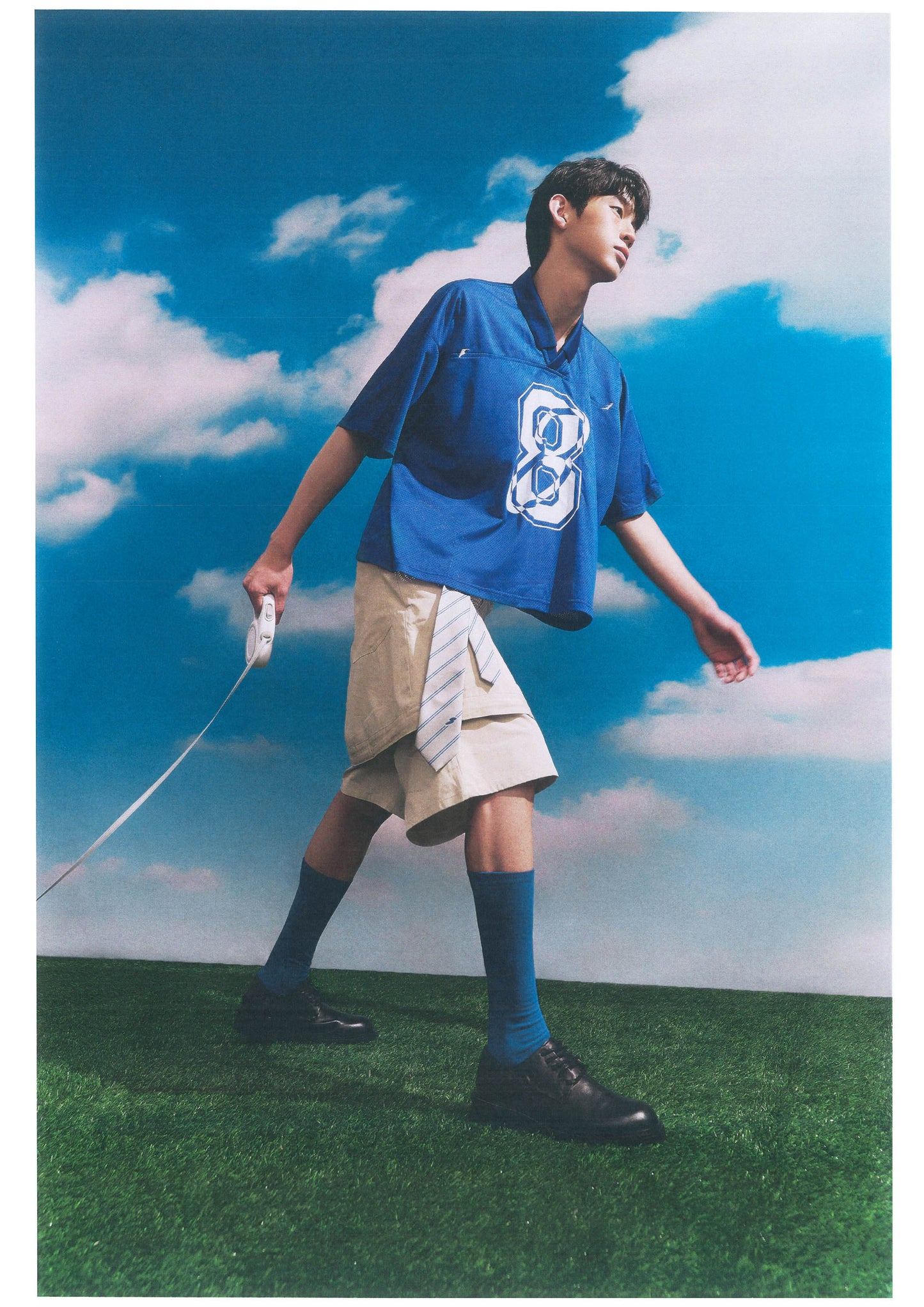 ENCLAVE - BOX-FIT SHORT-SLEEVES “PAL” JERSEY - Blue