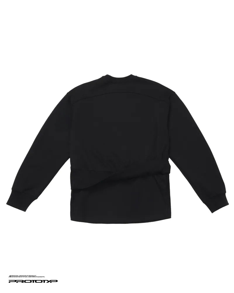 PROTOTYP - PTP-25A-TT-001 ACCELERATION Layered Sweatshirt