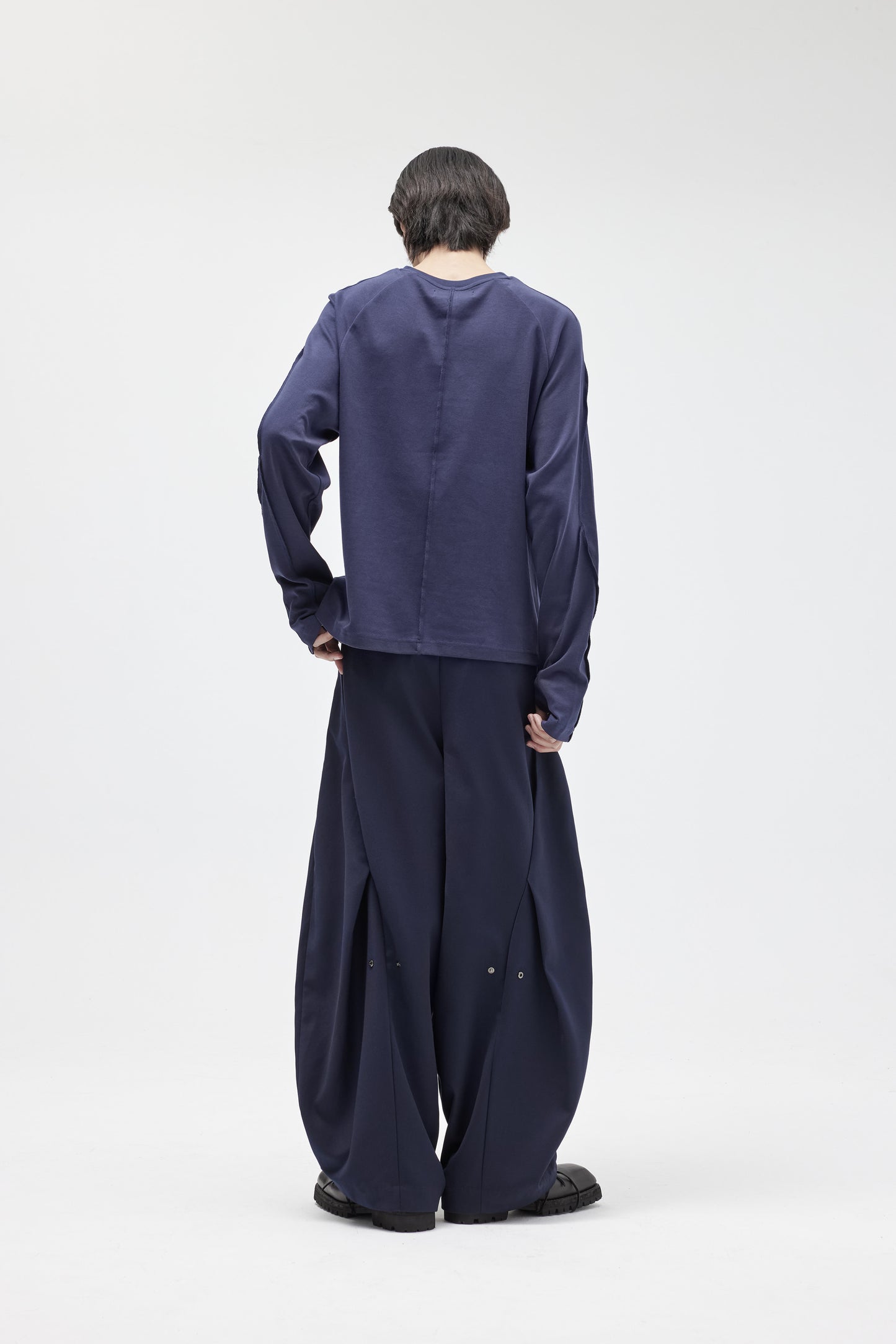 EQUALNEAR - The Fool LS Tee - Blue