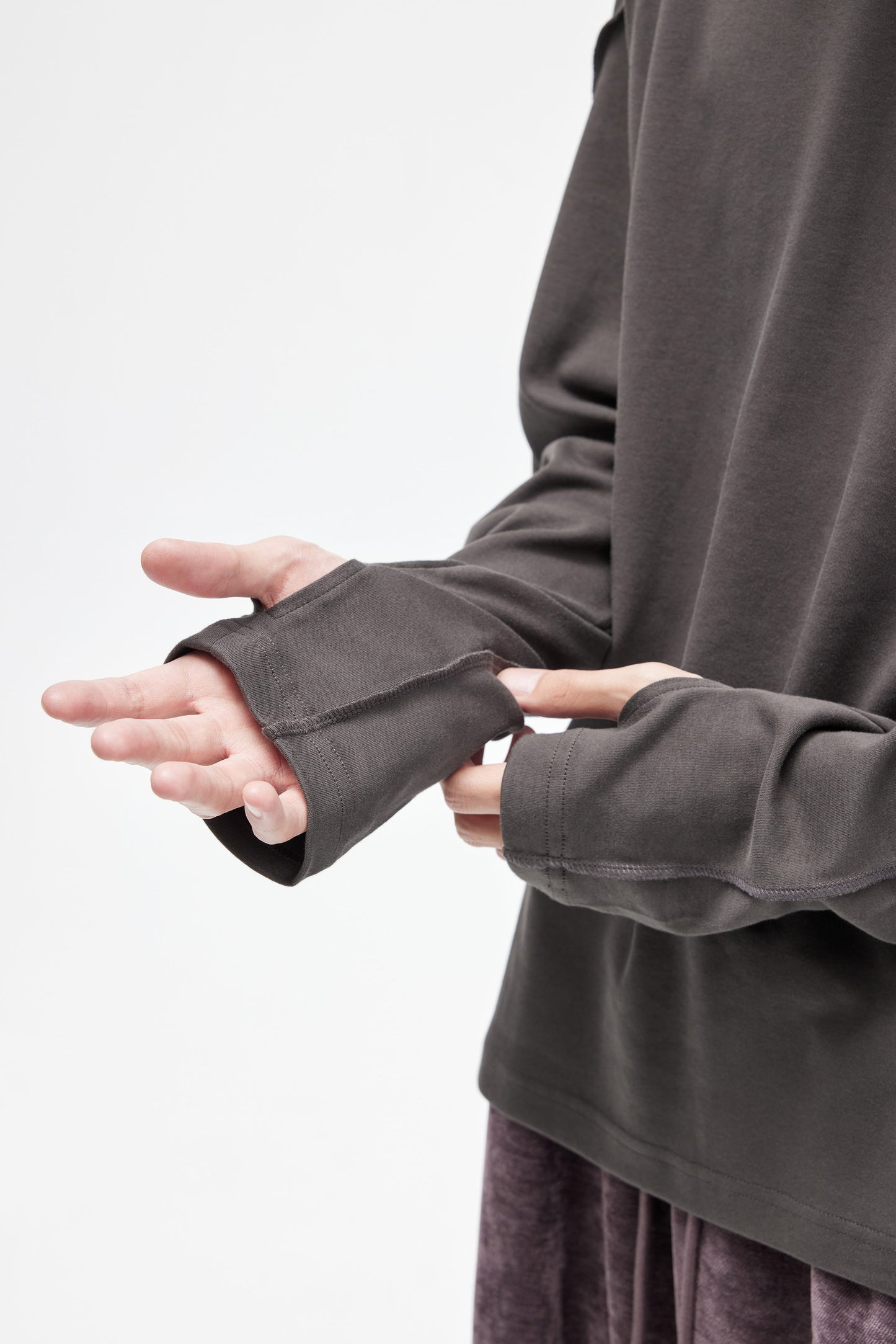 EQUALNEAR - The Fool LS Tee - Gray