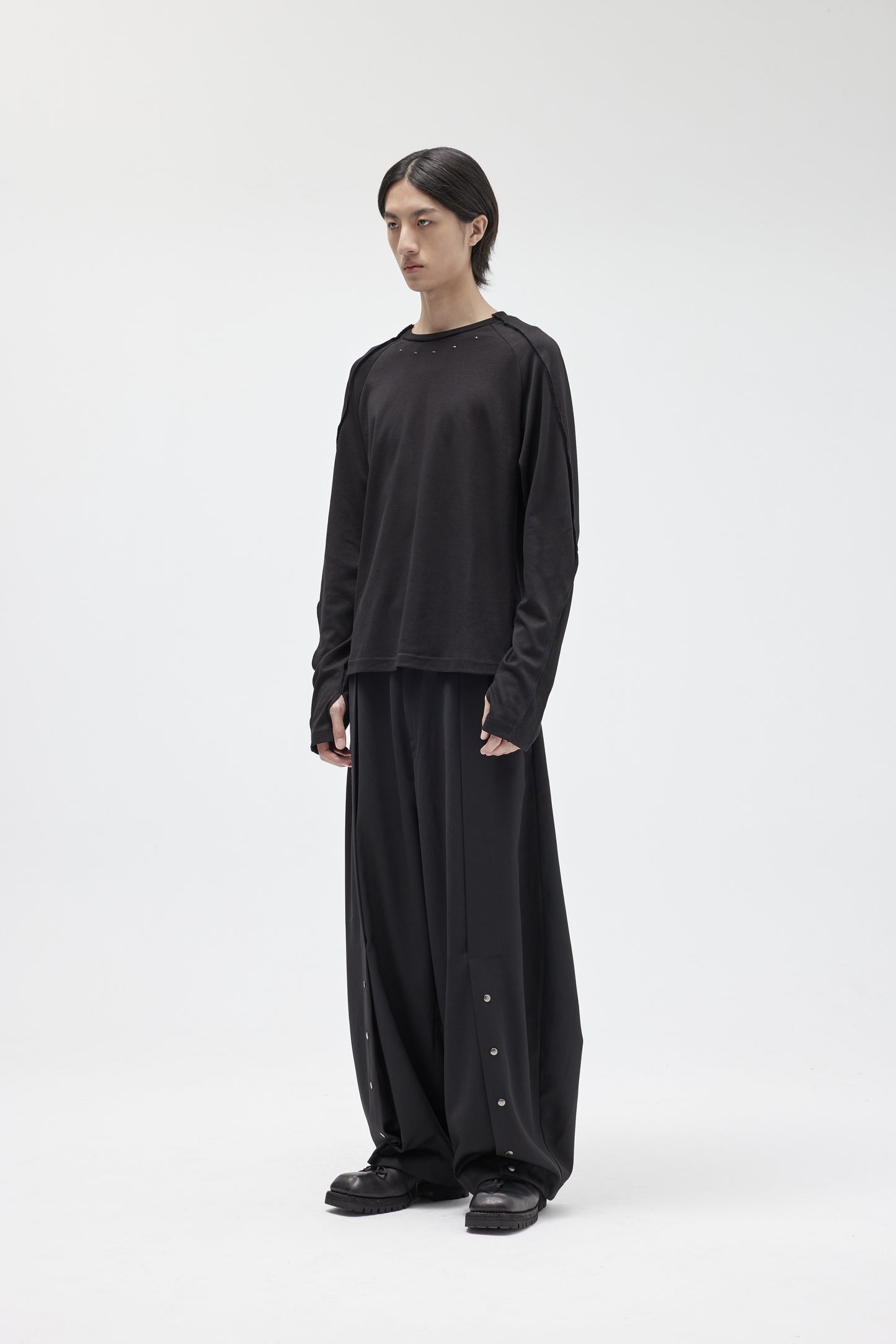 EQUALNEAR - Horizon Wide Pants - Black
