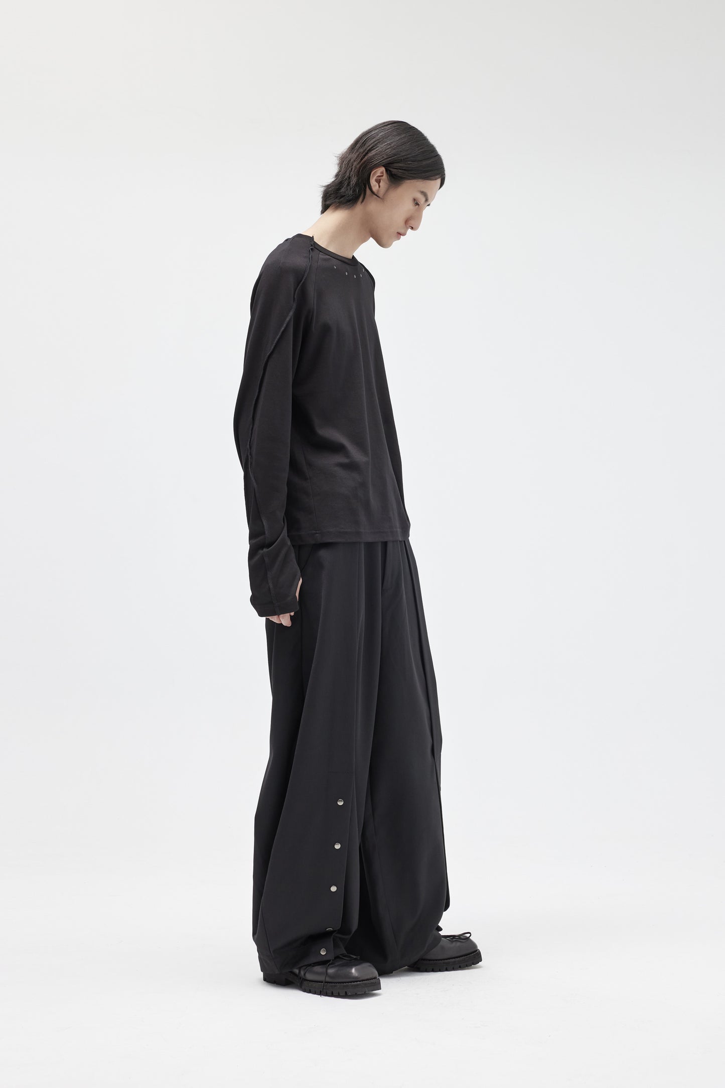 EQUALNEAR - Horizon Wide Pants - Black