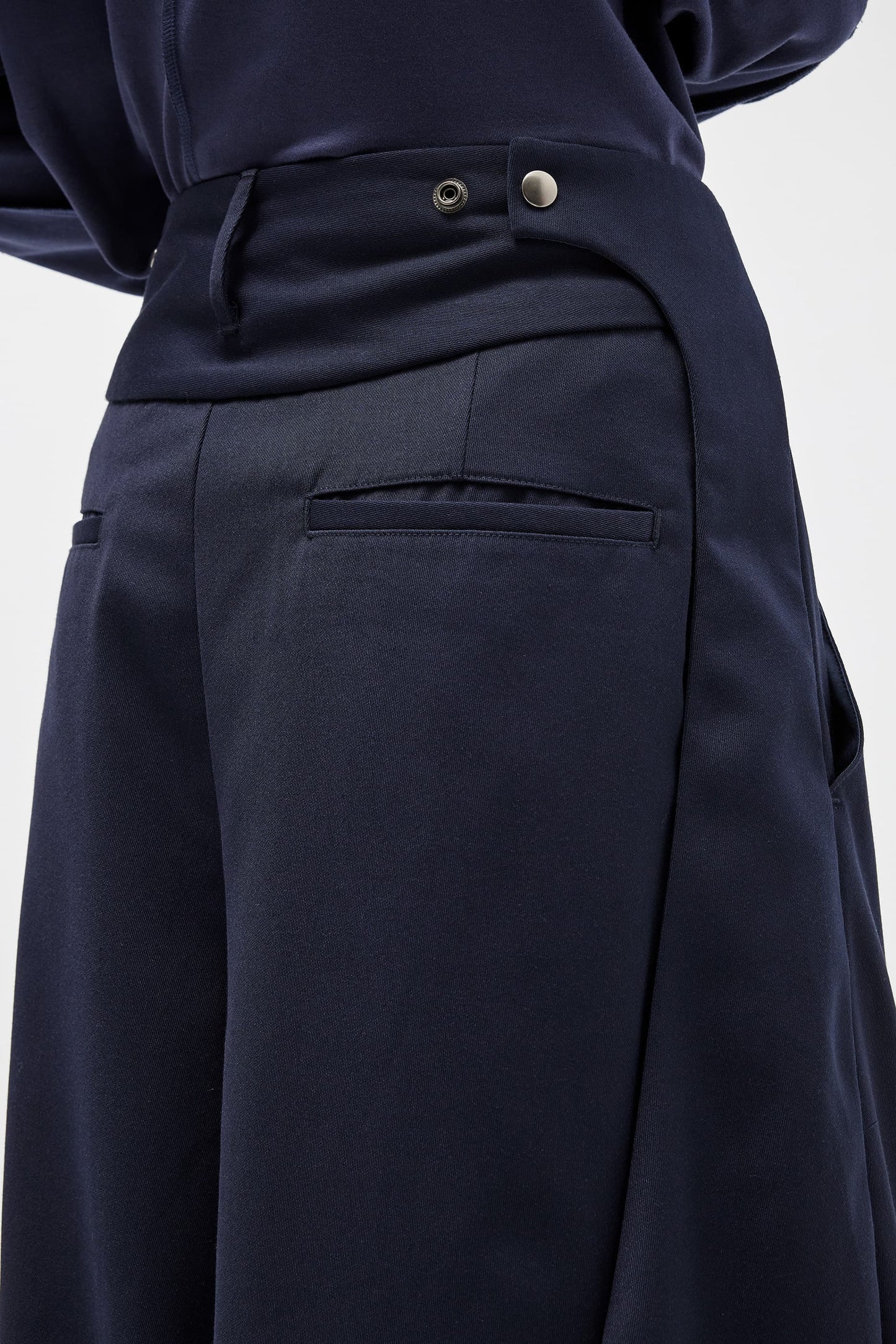 EQUALNEAR - Horizon Wide Pants - Blue