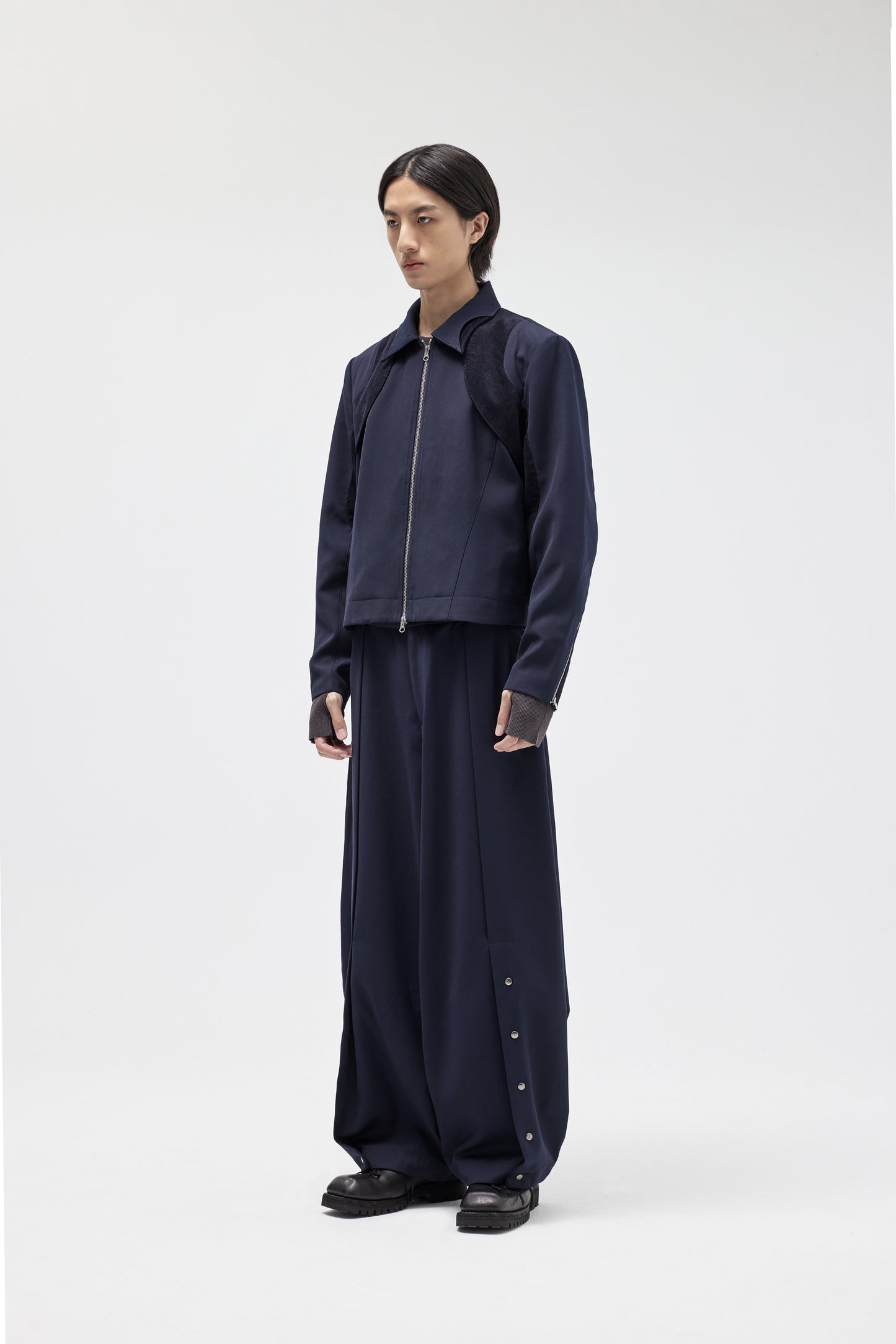 EQUALNEAR - Ouroboros Work Jacket - Blue