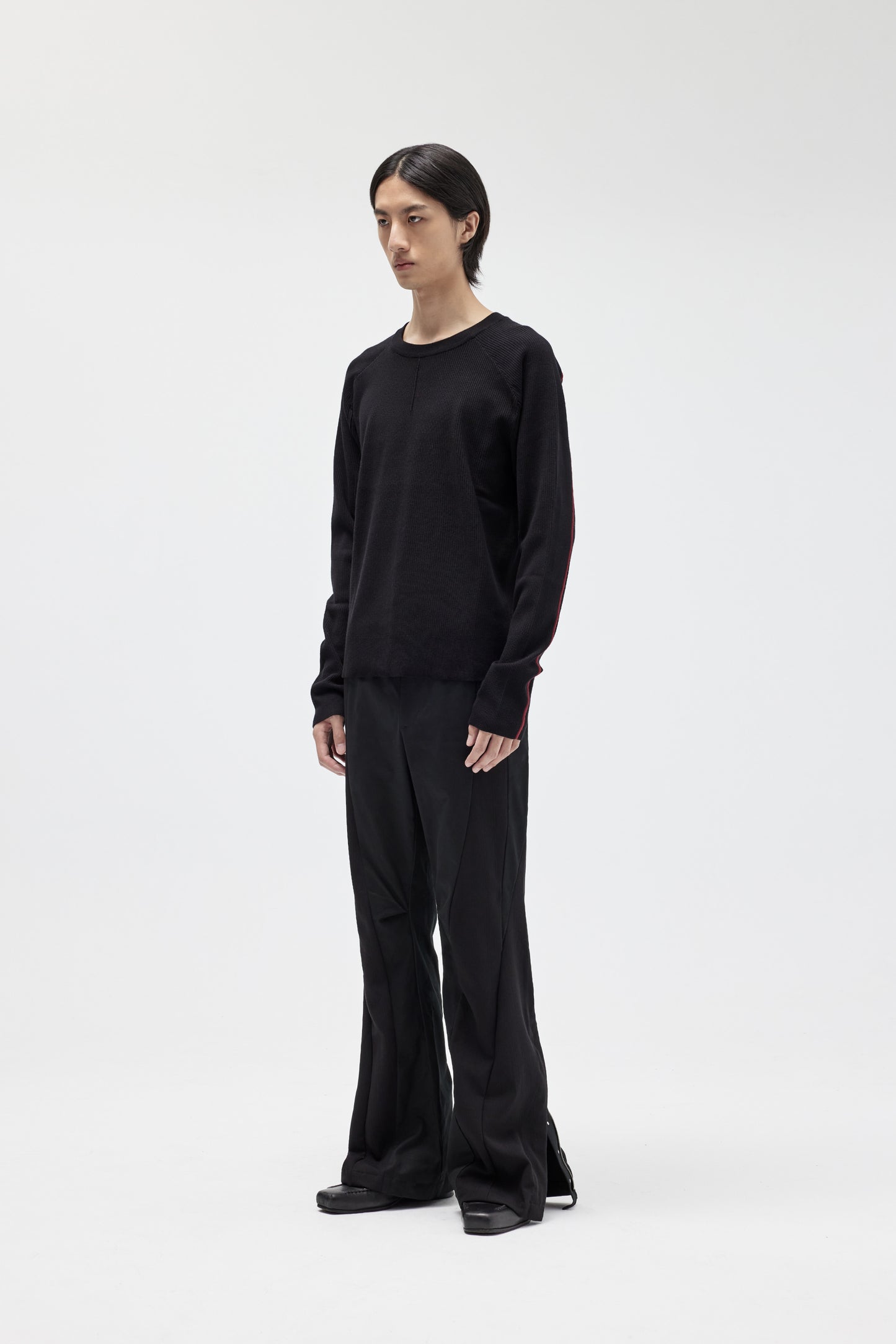 EQUALNEAR - Trails Knit Sweater - Black