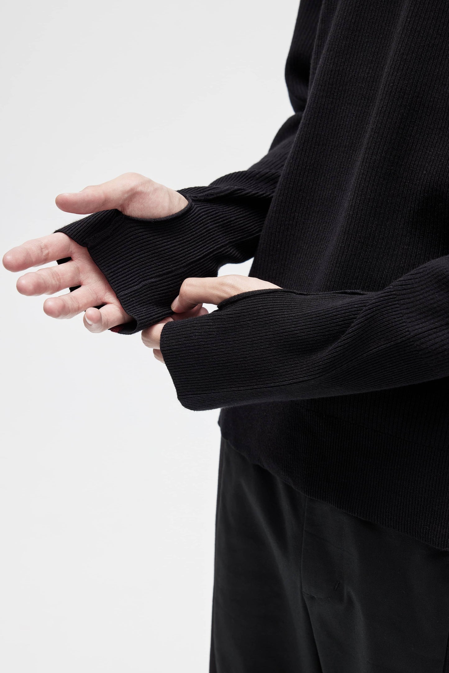 EQUALNEAR - Trails Knit Sweater - Black