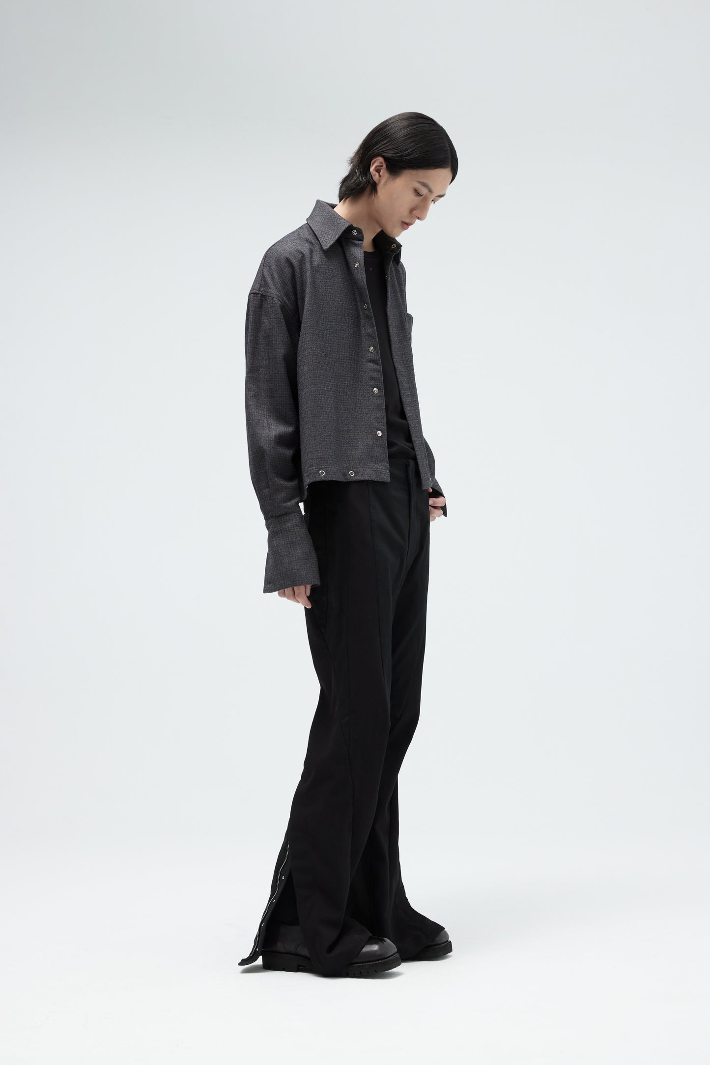 EQUALNEAR - Dawn Shirt Jacket - Gray