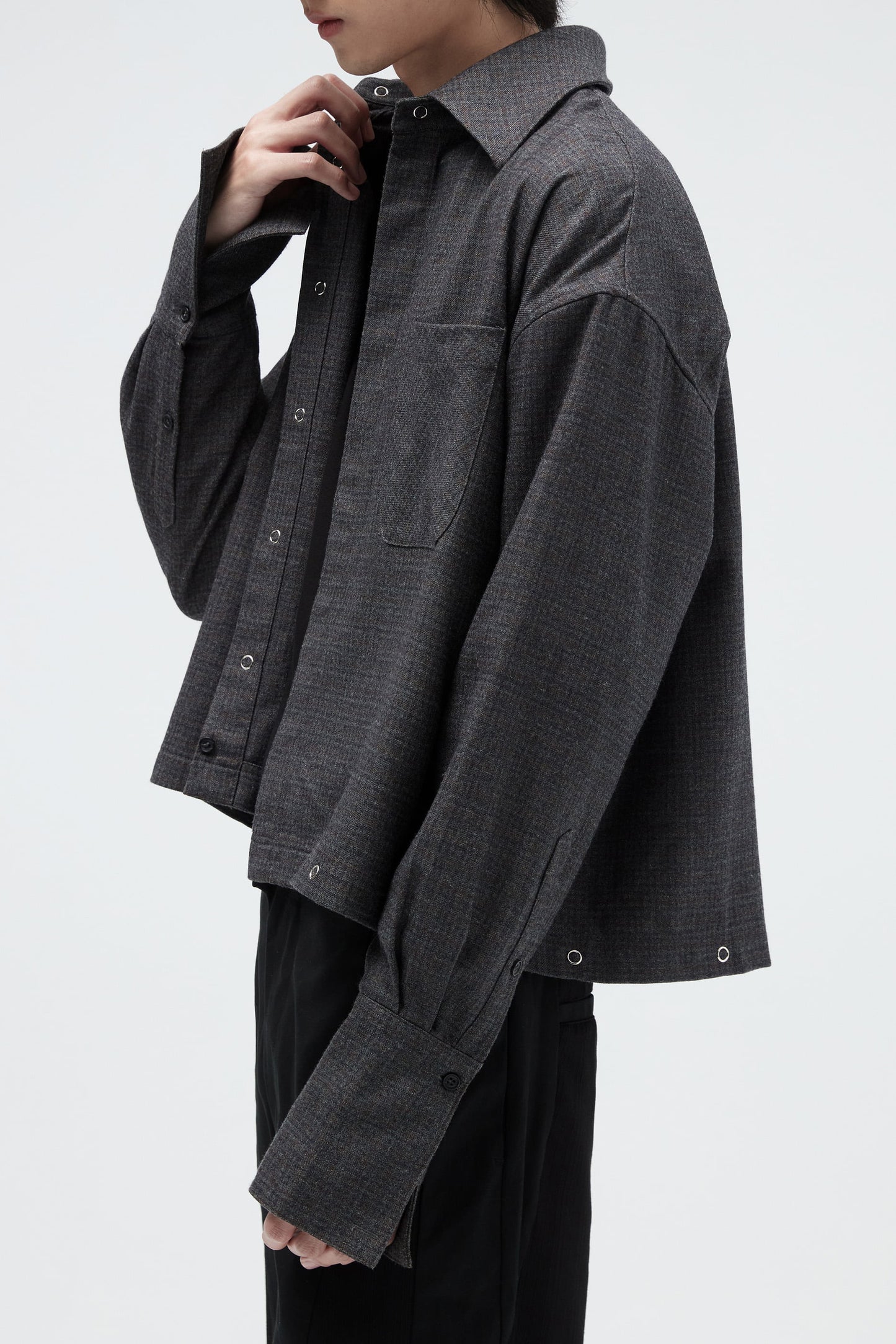 EQUALNEAR - Dawn Shirt Jacket - Gray