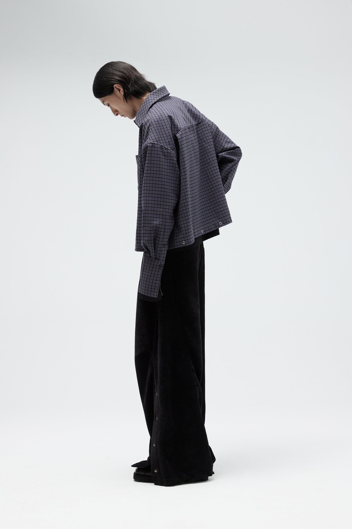 EQUALNEAR - Dawn Shirt Jacket - Purple