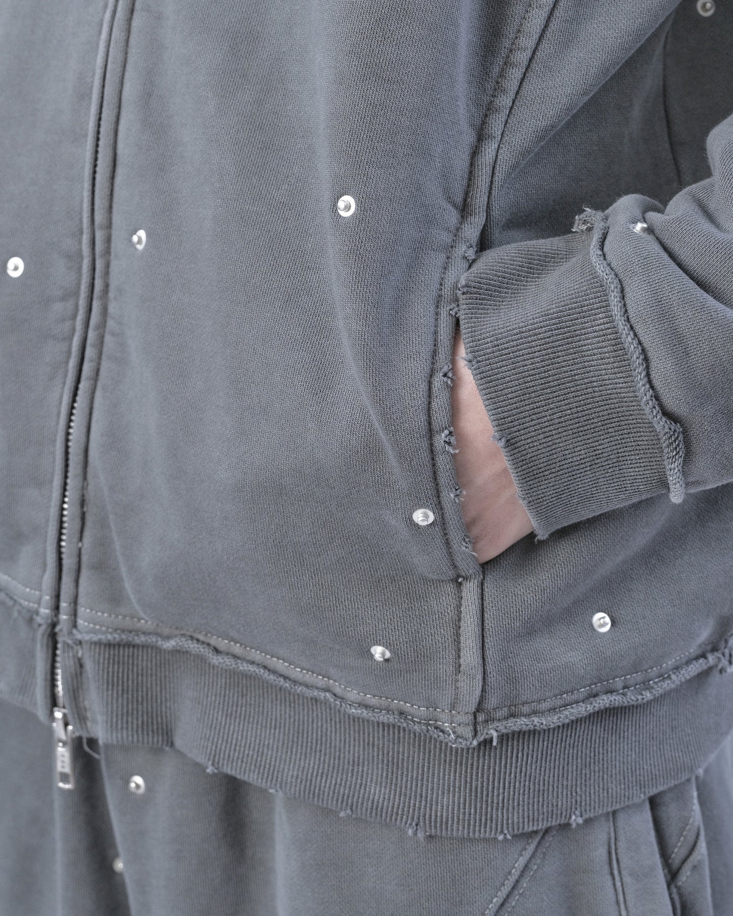 JOBDATASHEET - Washed Button-Up Vintage Patchwork Jacket D14-1