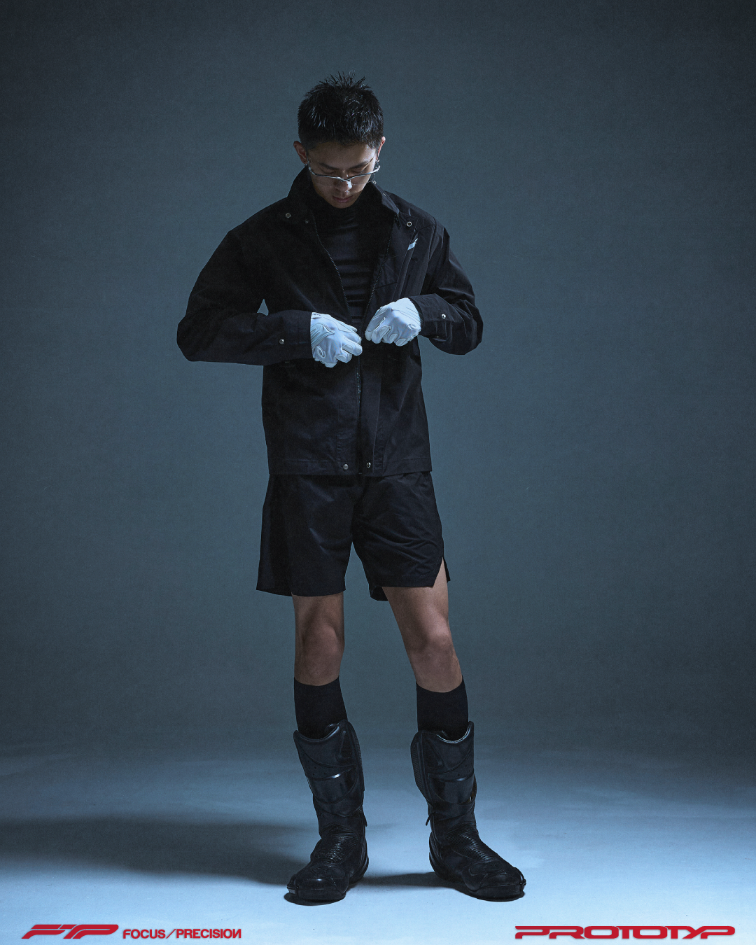 PROTOTYP - JAN0113 VELOCITY Fracture Zip Shirt Jacket