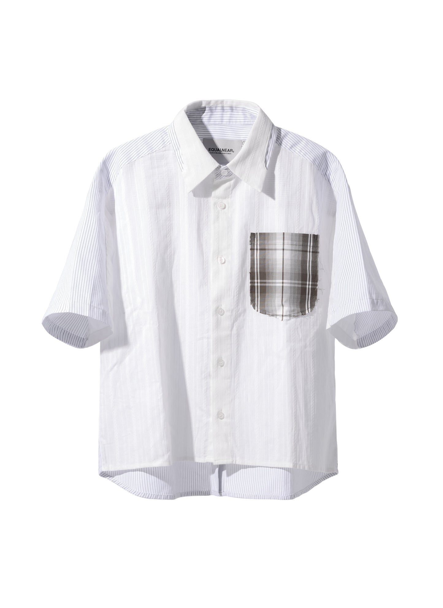 EQUALNEAR - The Shield SS Shirt - White