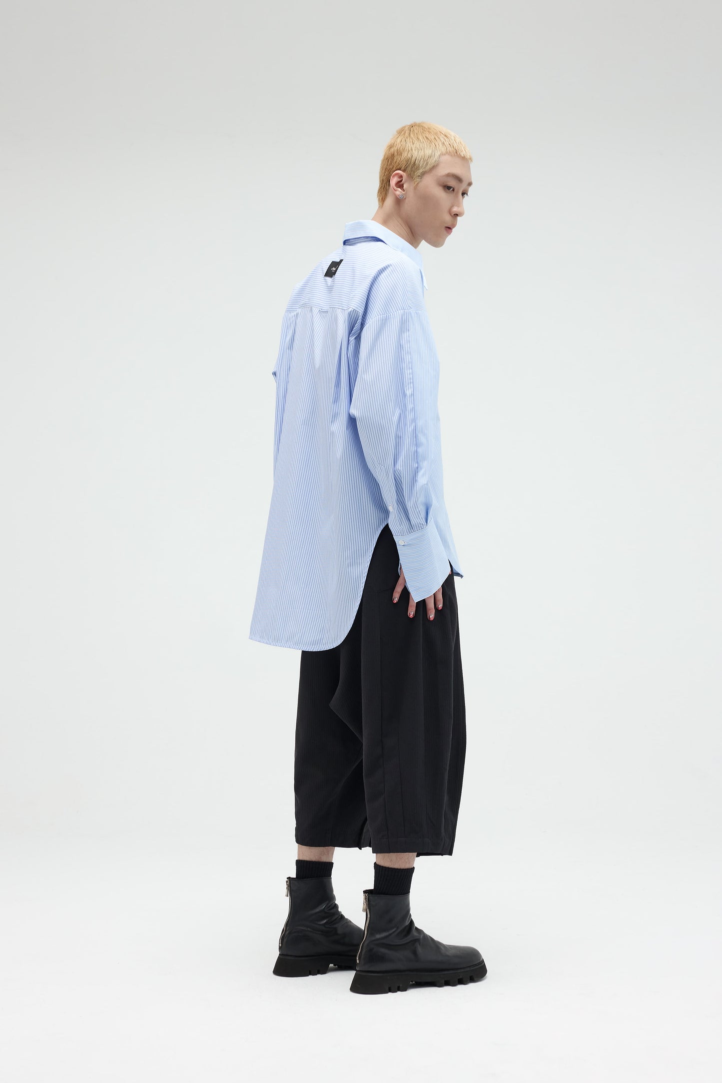 EQUALNEAR - The Sword LS Shirt - Blue