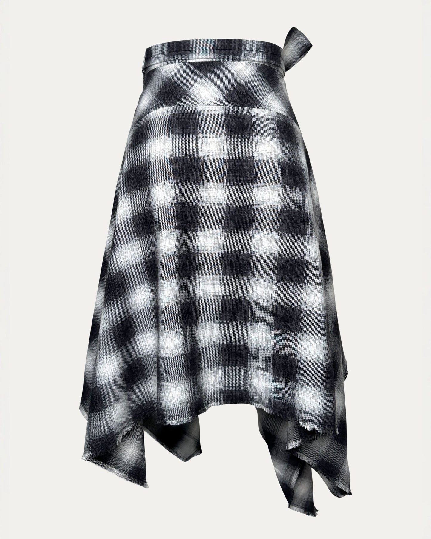 PCES - Necktie Wrap Skirt - Black