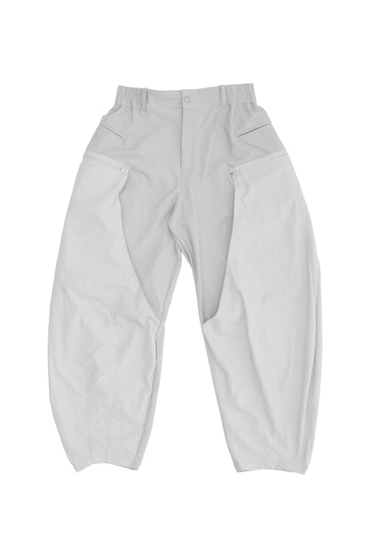 ALLENKO3 - MODULAR SHELL BALLOON PANTS - Whire