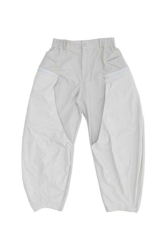 ALLENKO3 - MODULAR SHELL BALLOON PANTS - Whire