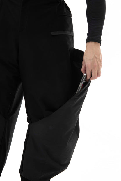 ALLENKO3 - MODULAR SHELL BALLOON PANTS - Black