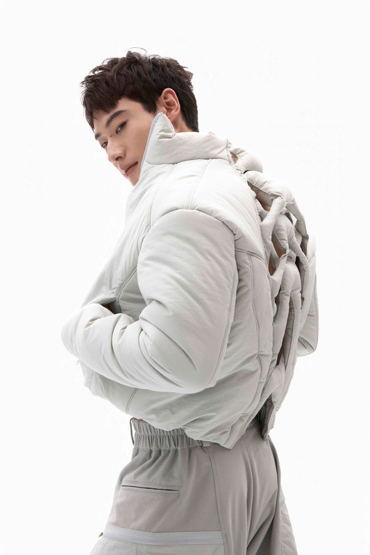 ALLENKO3 - SPINE JACKET — URBAN SYSTEM - White