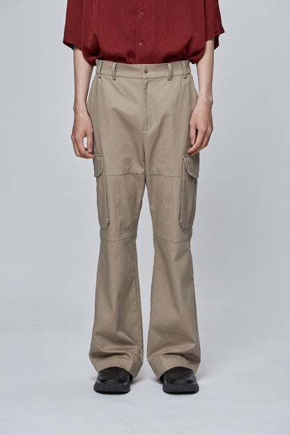 EQUALNEAR - E's Flow Cargo Pants - Khaki