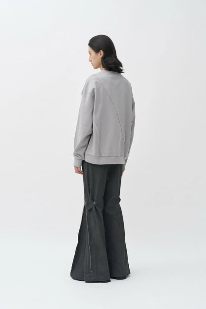 EQUALNEAR - Rift Logo Sweatshirt - Gray