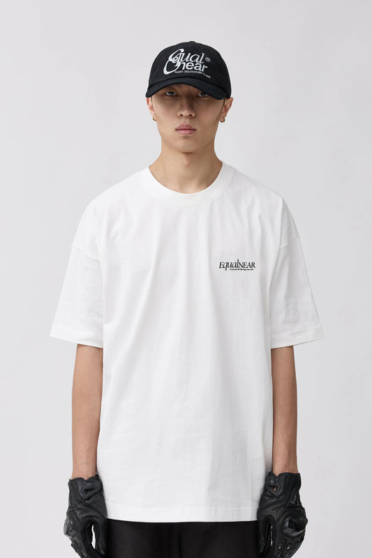 EQUALNEAR - Aircraft Tee - White