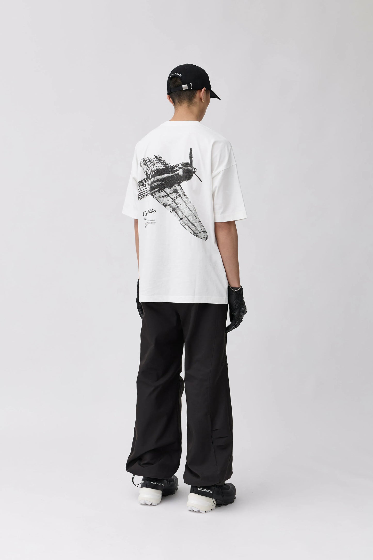 EQUALNEAR - Aircraft Tee - White