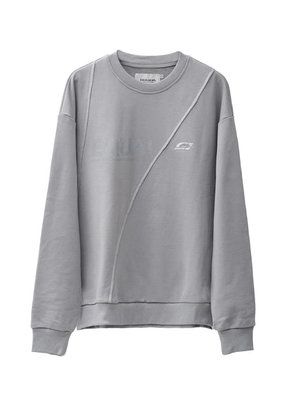 EQUALNEAR - Rift Logo Sweatshirt - Gray