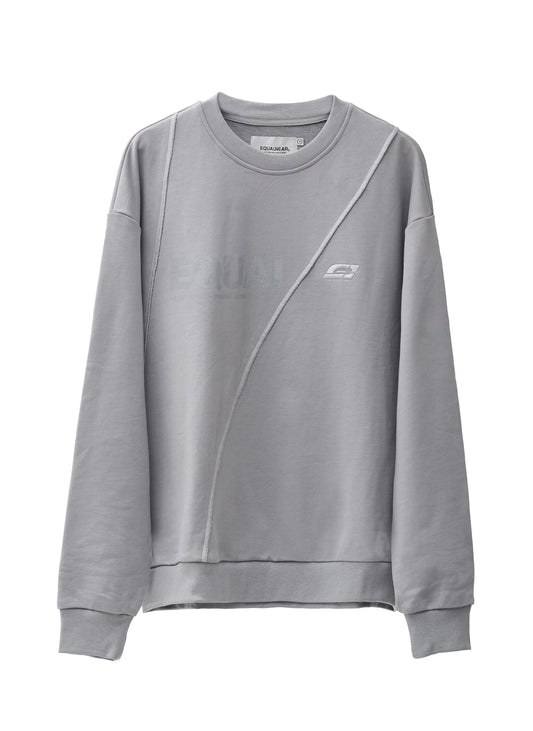 EQUALNEAR - Rift Logo Sweatshirt - Gray