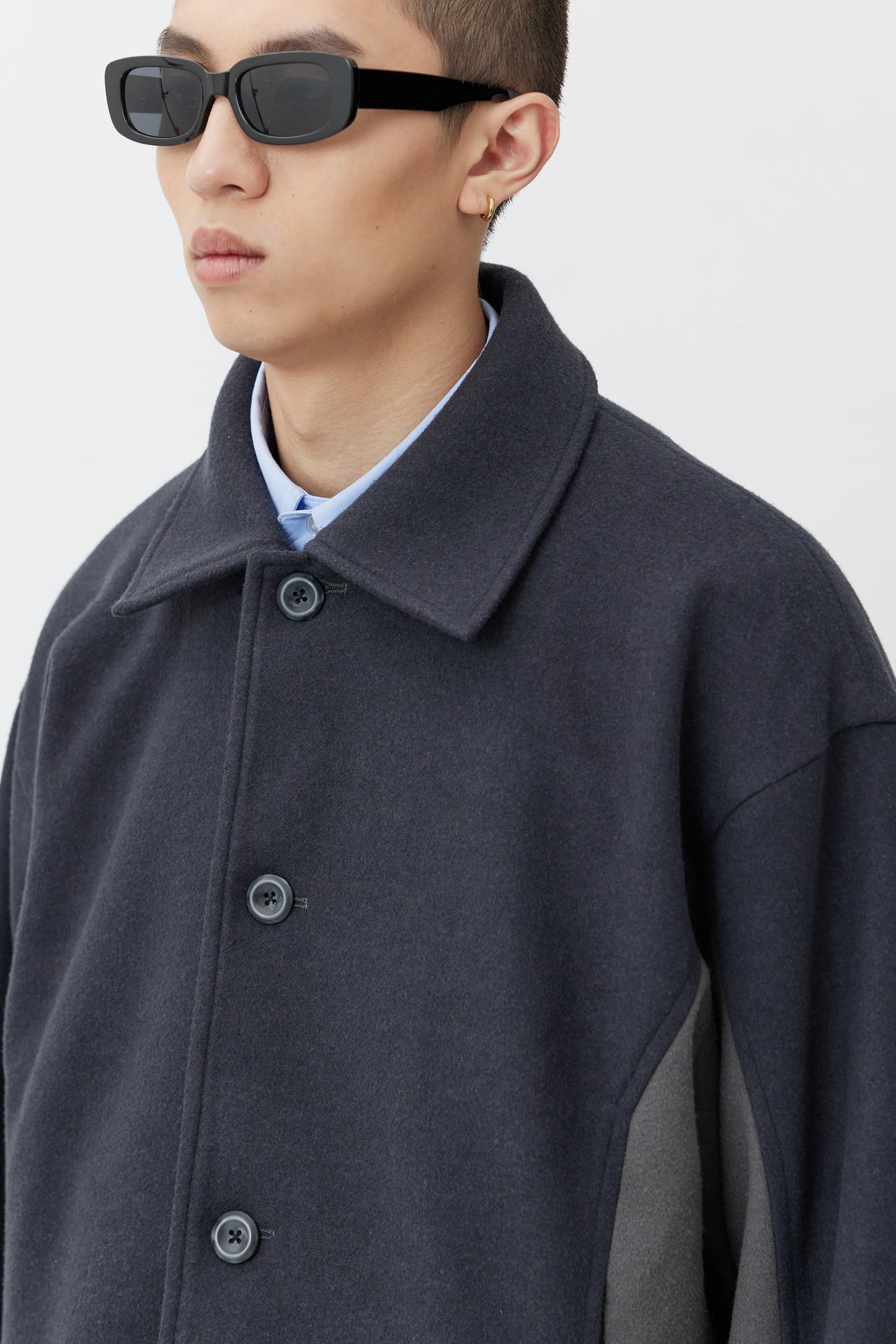 EQUALNEAR - EQ-HIGH Tweed Jacket - Gray