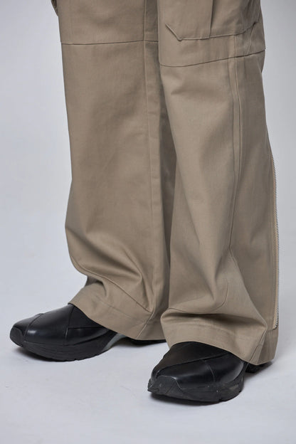 EQUALNEAR - E's Flow Cargo Pants - Khaki