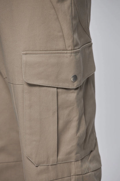 EQUALNEAR - E's Flow Cargo Pants - Khaki