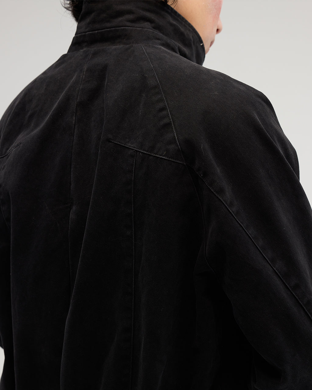 VACANT - Washed Harrington Jacket - Black