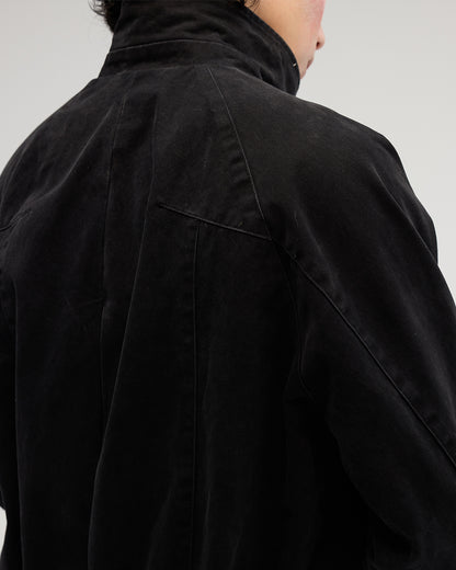 VACANT - Washed Harrington Jacket - Black