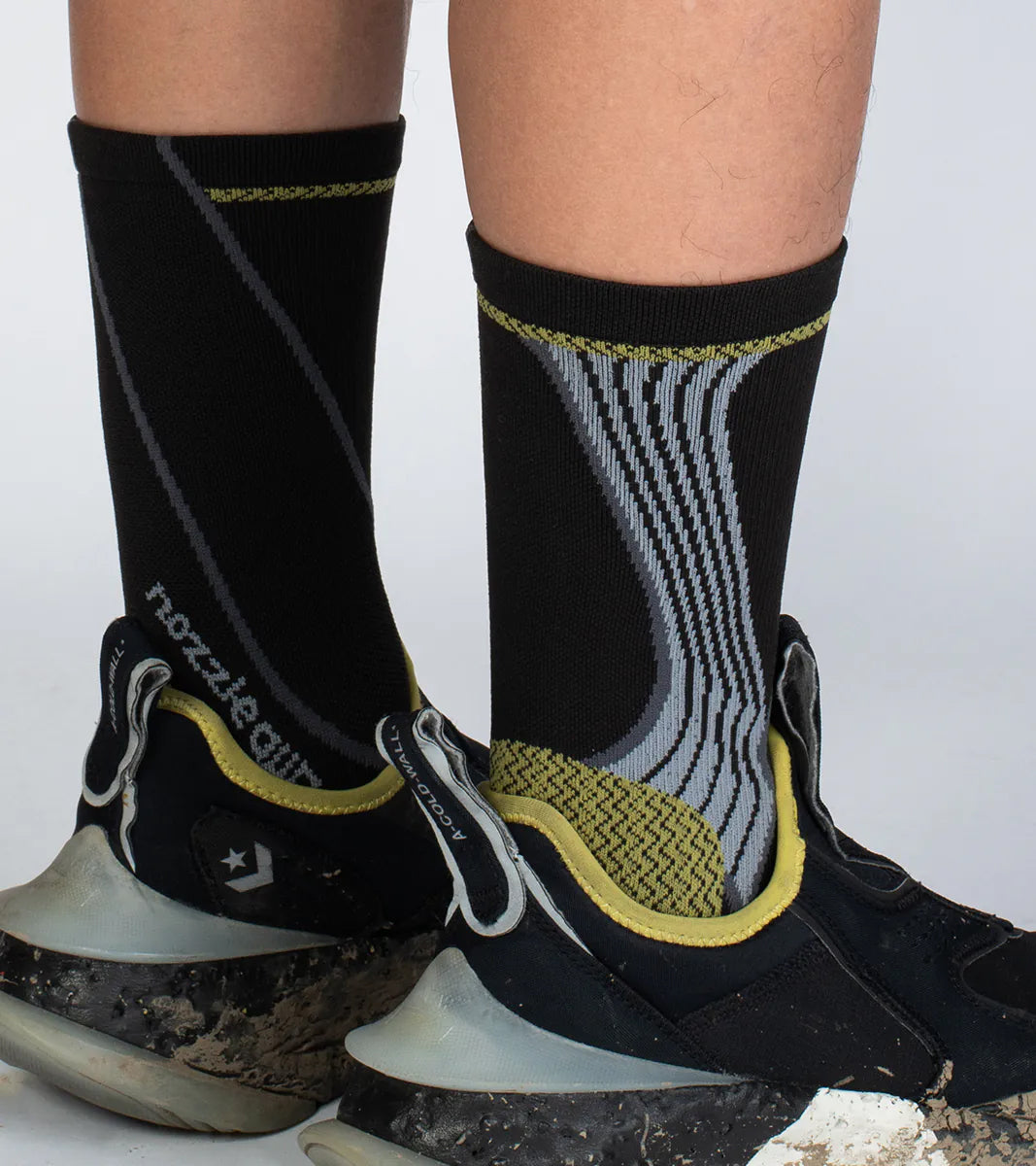 NOZZLE QUIZ -Cordura® Cay Crew Socks 中高筒休閒襪 -礁黑