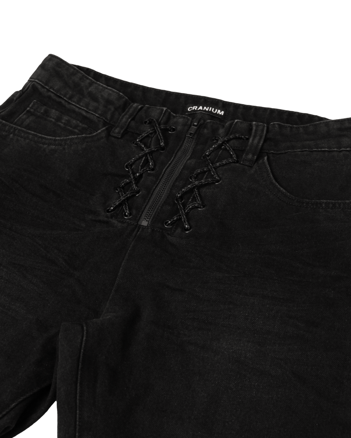 CRANIUM - Lace-in Zipper Jeans