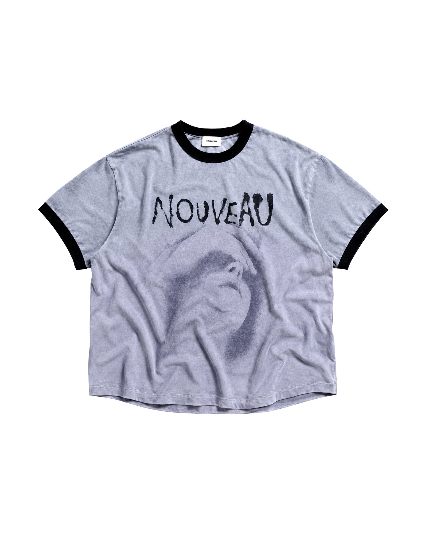 NOUVEAU - BOXY COMFORT T-SHIRT IN COTTON JERSEY
