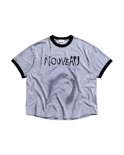 NOUVEAU - BOXY COMFORT T-SHIRT IN COTTON JERSEY