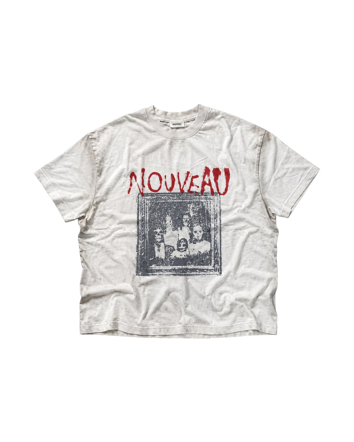 NOVEAU - BOXY GHOST FAMILY  T-SHIRT IN COTTON JERSEY